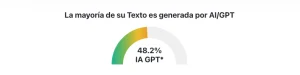 Textos escritos con IA